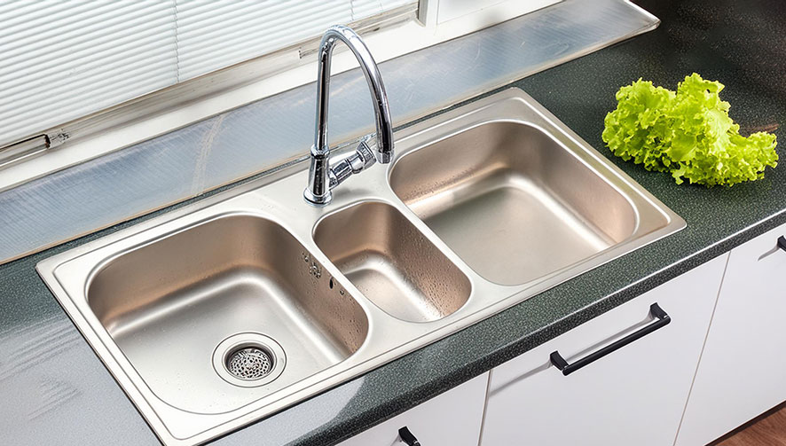 Tripple Bowl Kitchen Sink Undermount