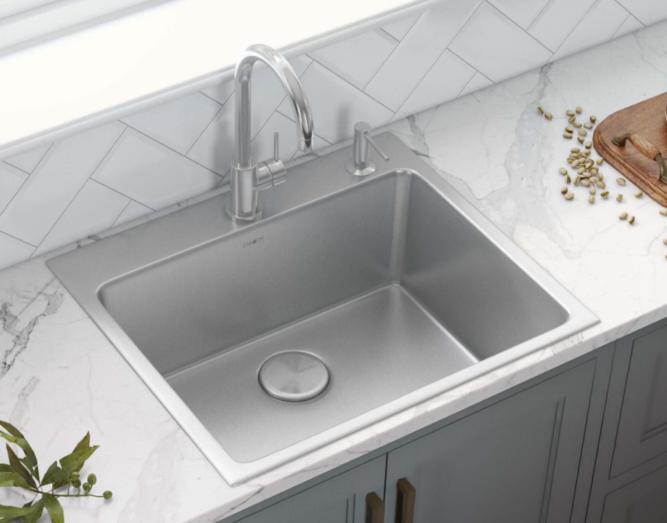 16 Gauge Stainless Steel Sink