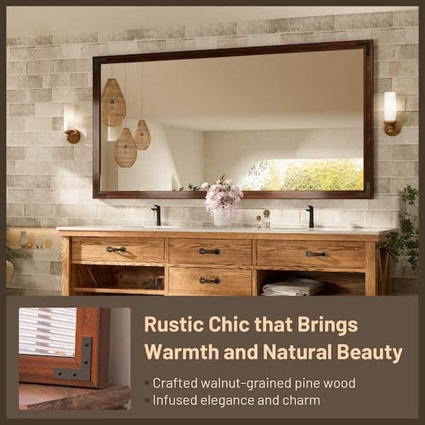 36 Inch Bathroom Vanity With Farmhouse Sink: Rustic Elegance